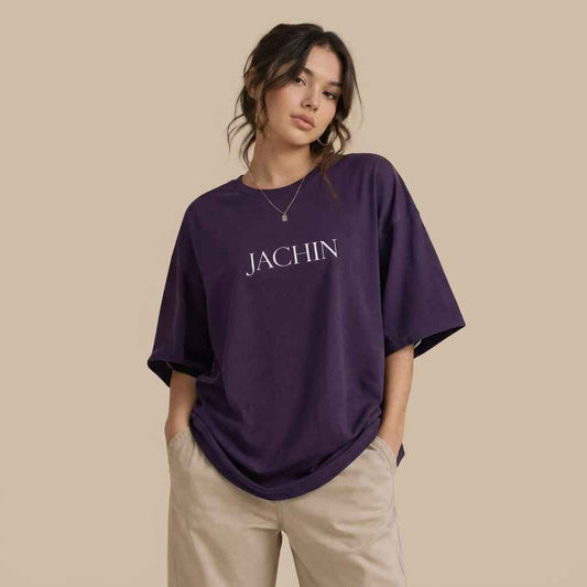 JACHIN Women Teddy edition Oversized T-Shirt
