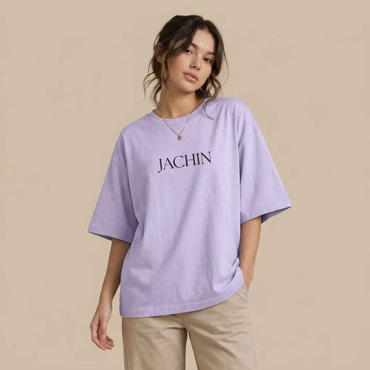 JACHIN Women cute  edition Oversized T-Shirt