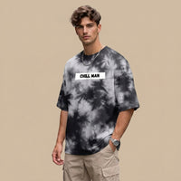 MIGHTY TIE-DYE WAVE OVERSIZED T-SHIRT JACHIN
