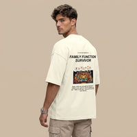Family Function Survivor Oversized Terry T-Shirt JACHIN
