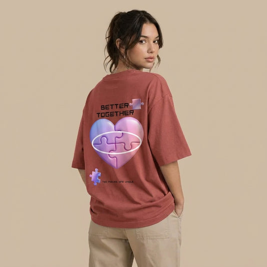 Relationship Edition Oversized Classic T-Shirt JACHIN