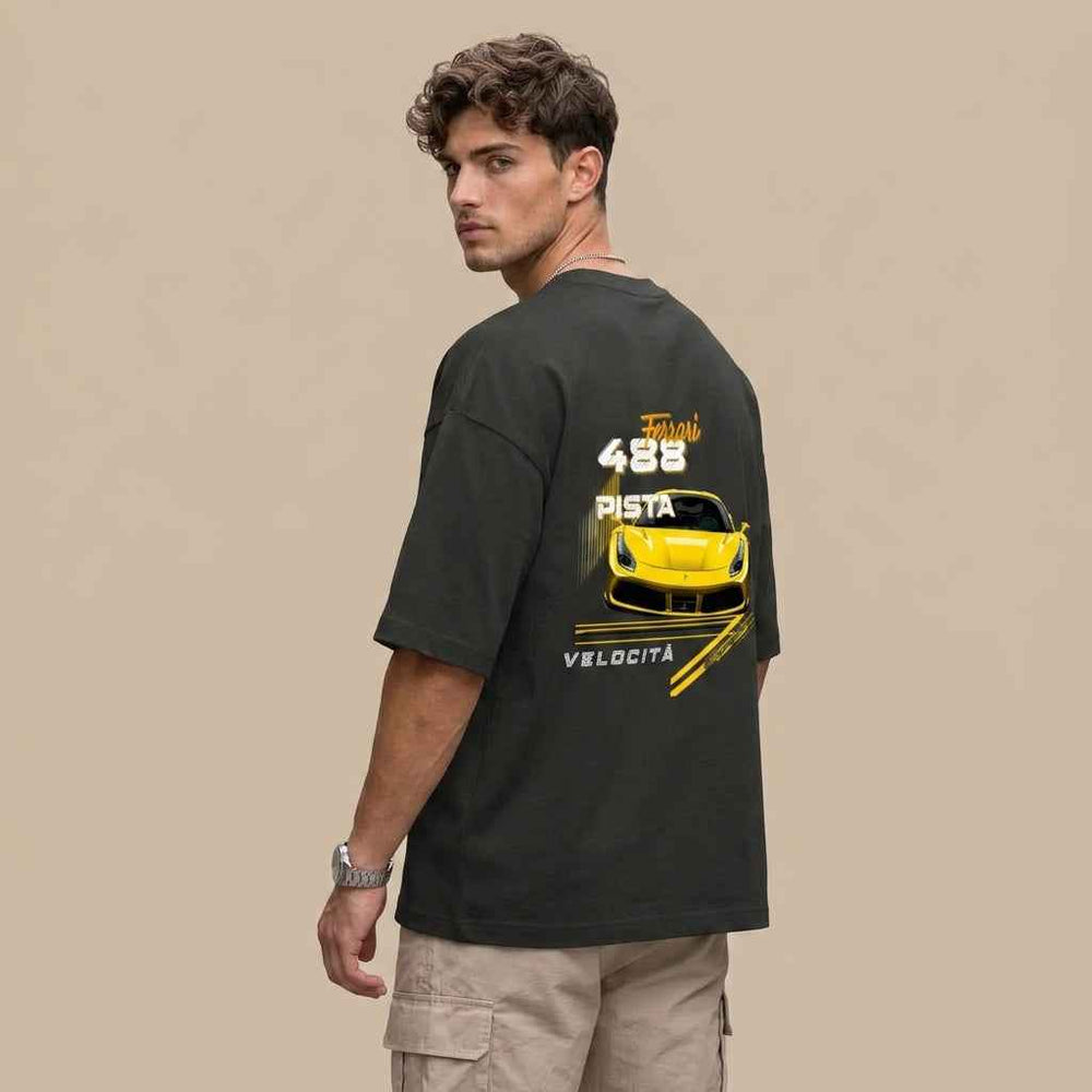 JACHIN Premium Oversized Cars Edition T-Shirt