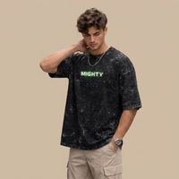 MIGHTY ACID WASH OVERSIZED T-SHIRT JACHIN