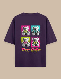JACHIN Women Teddy edition Oversized T-Shirt
