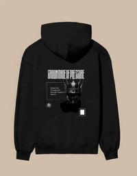 Crown made of pressure heavyweight fleece Hoodie