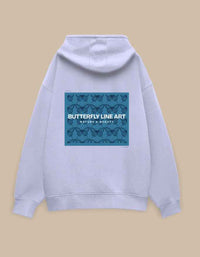 BUTTERFLY CORE WOMEN OVERSIZED HOODIE