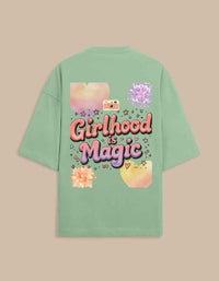 Girlhood Is Magic Oversized Terry T-Shirt