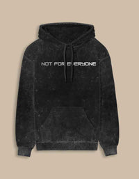 NOT FOR EVERYONE ACID WASH OVERSIZED HOODIE