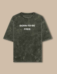 Unisex Acid Washed Oversized Tee