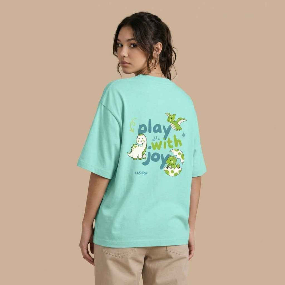 JACHIN Women joy  edition Oversized T-Shirt