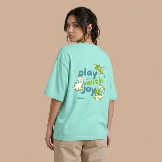 JACHIN Women joy  edition Oversized T-Shirt