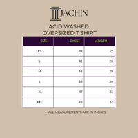 Born To Be Free Acid Washed Oversized Tee JACHIN