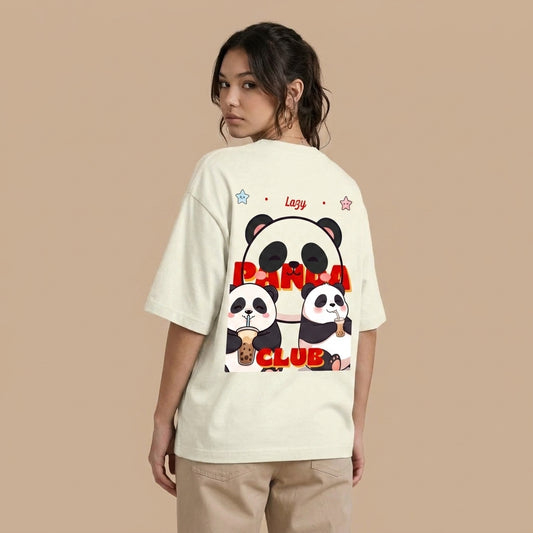 Unisex Oversized Classic T-Shirt(panda JACHIN