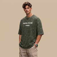 Unisex Acid Washed Oversized Tee JACHIN