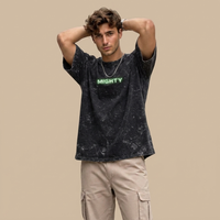 MIGHTY ACID WASH OVERSIZED T-SHIRT JACHIN