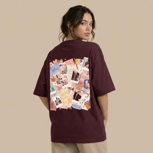 Pieces Of Us Oversized Terry T-Shirt