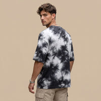 MIGHTY TIE-DYE WAVE OVERSIZED T-SHIRT JACHIN