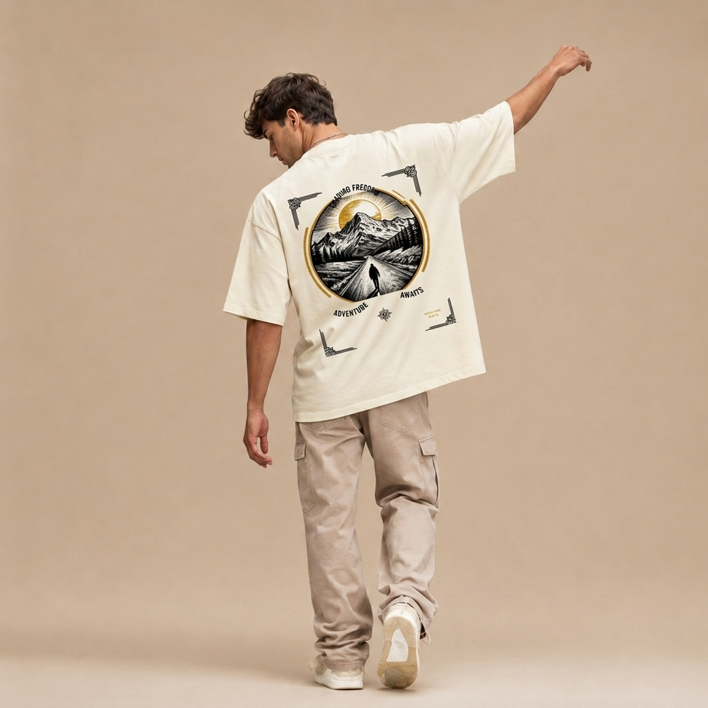 Chasing Freedom Oversized Terry T-Shirt JACHIN