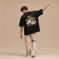 Monday's Biggest Supporter Oversized Terry T-Shirt JACHIN