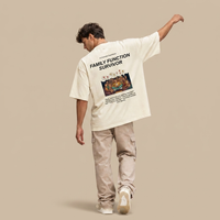 Family Function Survivor Oversized Terry T-Shirt JACHIN