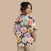 Kawaii Art bloomverse Oversized T shirt JACHIN