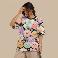 Kawaii Art bloomverse Oversized T shirt JACHIN