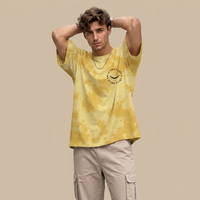 Smile Tie Dye Oversized T-Shirt JACHIN